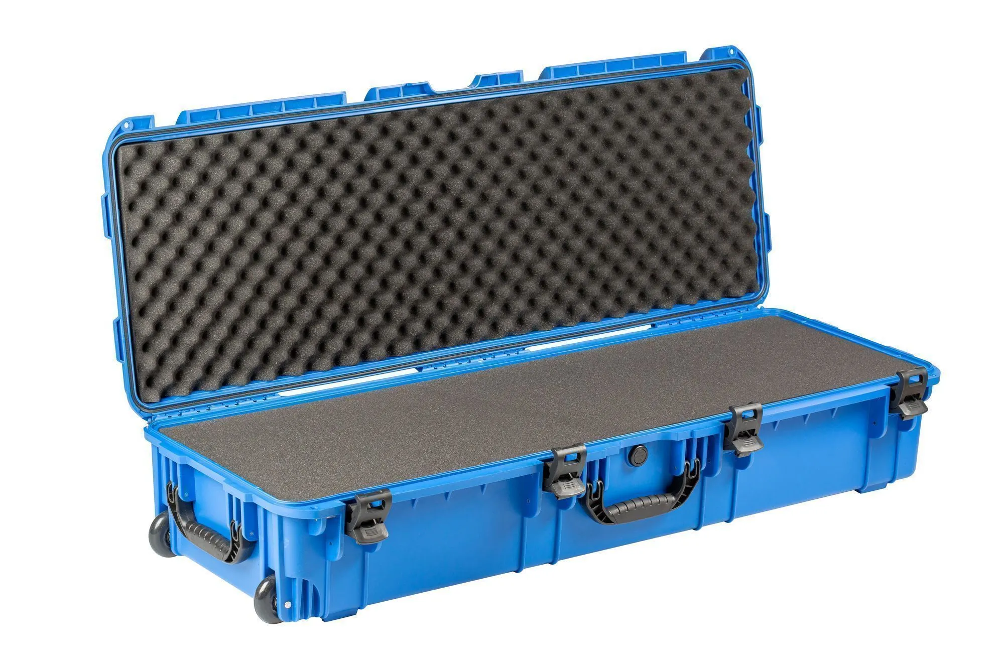 Кейс пластиковый модель EL614220 СИНИЙ, внутренние размеры 1130*362*220мм, IP65, с колесами
